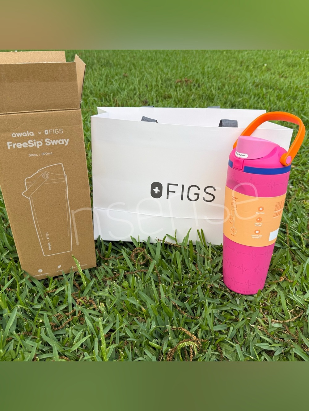 Figs I Owala Rapid Response Pink FreeSip Sway - Picture 2 of 11